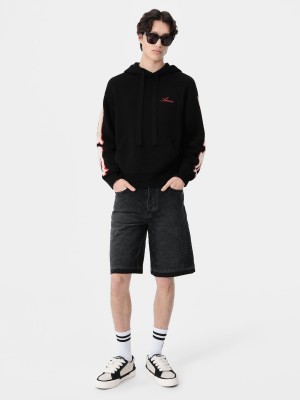 Amiri Bones Hoodie Triko Erkek Siyah | EZR976845