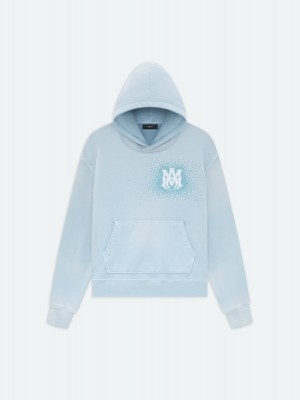 Amiri Crystal Burst Hoodie- Ashley Blue Tişörtü Erkek Mavi | QML490628