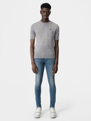 Amiri Stack Jean Denim Erkek Koyu Indigo | CFX736029