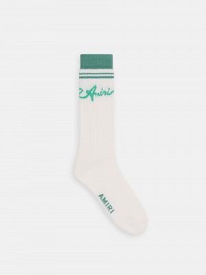 Amiri Wave Socks Çorap Erkek Mavi | RHE462953