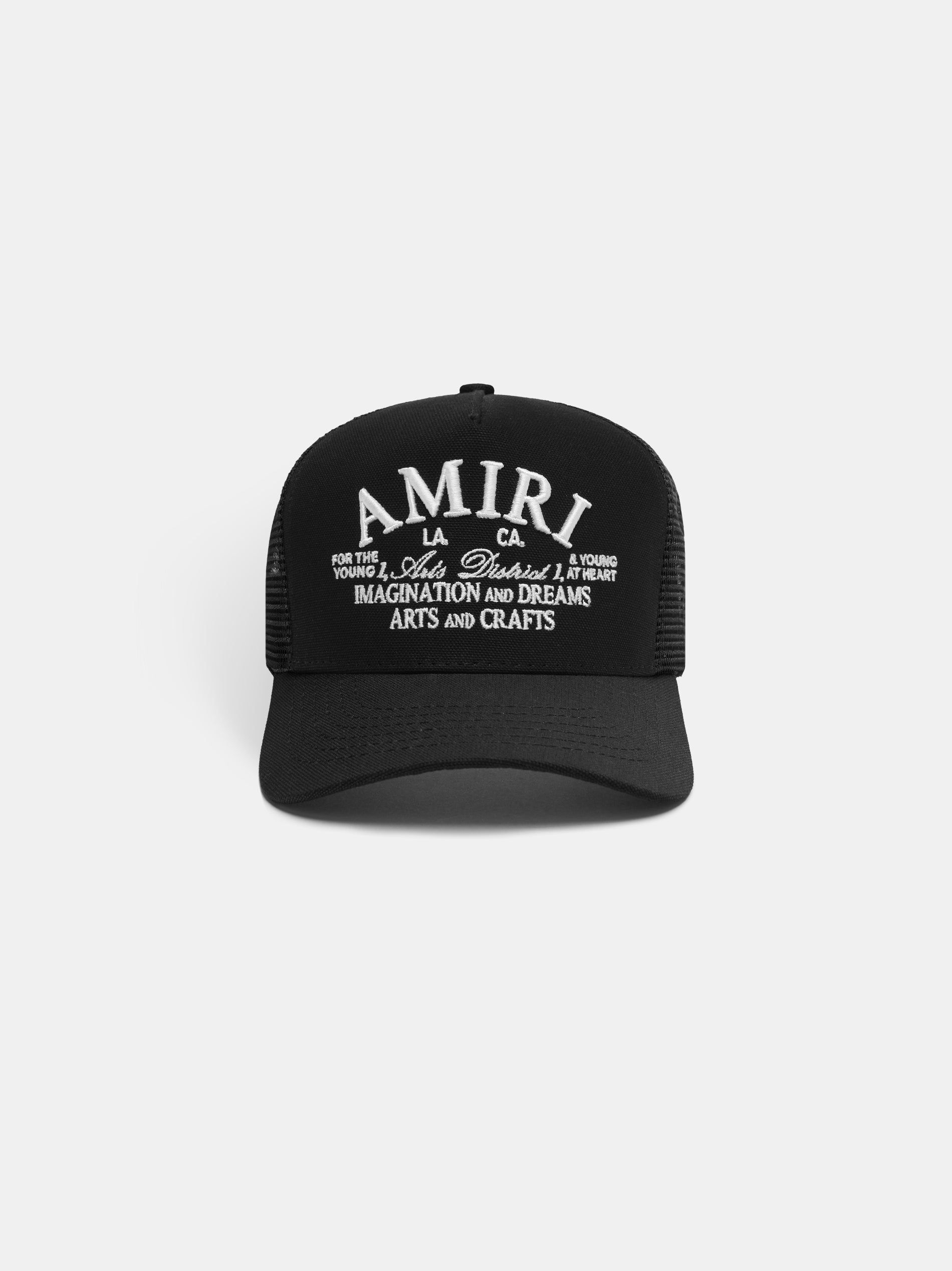 Amiri Arts District Trucker Hat Şapkalar Erkek Siyah | TSF356807