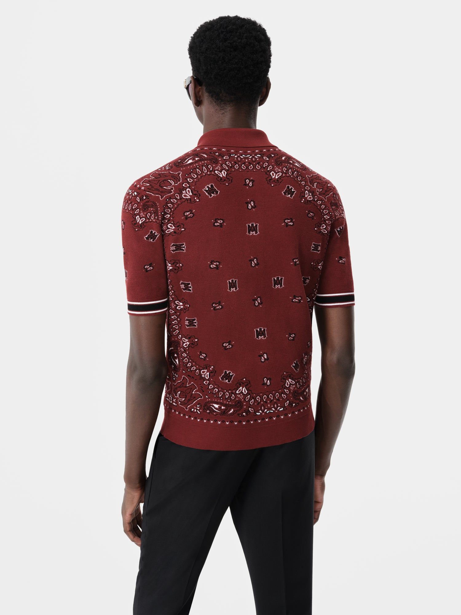 Amiri Bandana Polo Triko Erkek Kırmızı | HRA108376