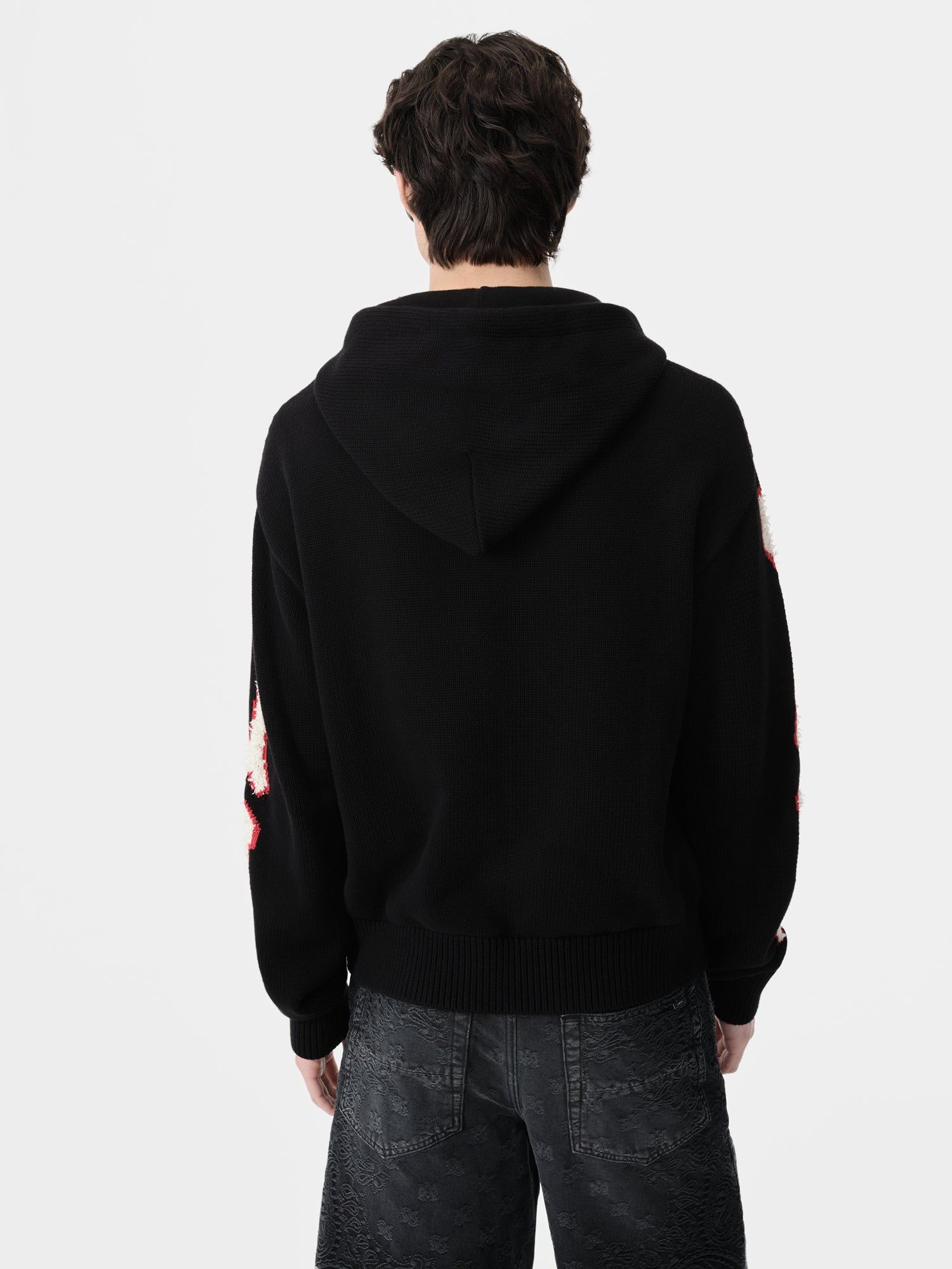 Amiri Bones Hoodie Triko Erkek Siyah | EZR976845