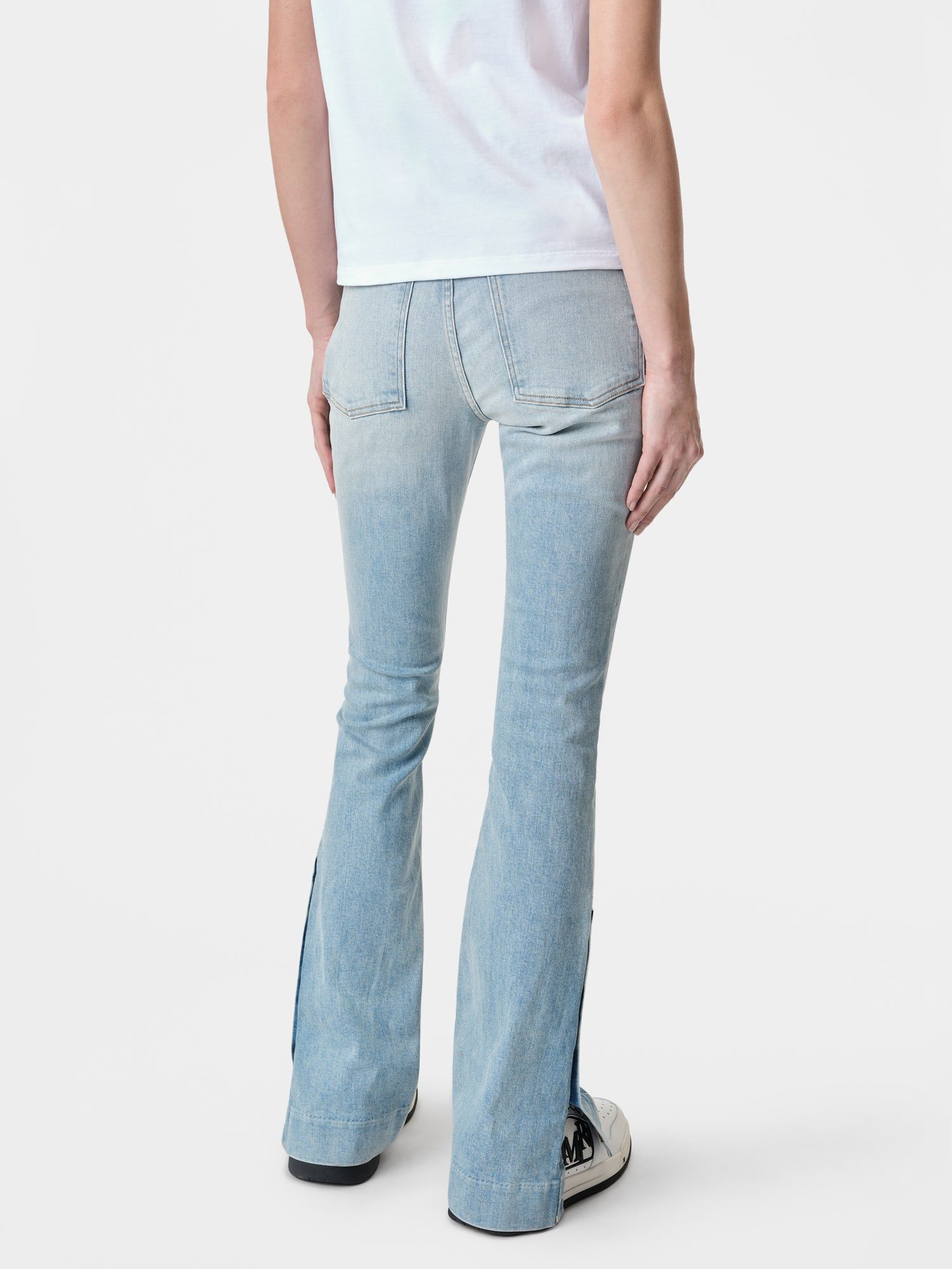 Amiri Kick Flare Denim Kadın Açık Indigo | BYA265791