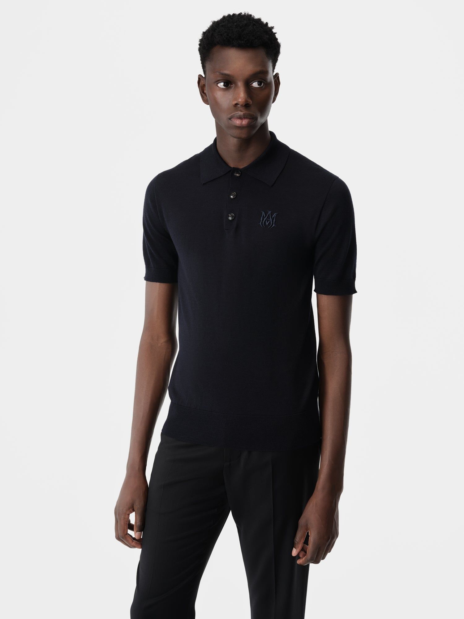 Amiri Ma Polo Triko Erkek Lacivert | CNO690281