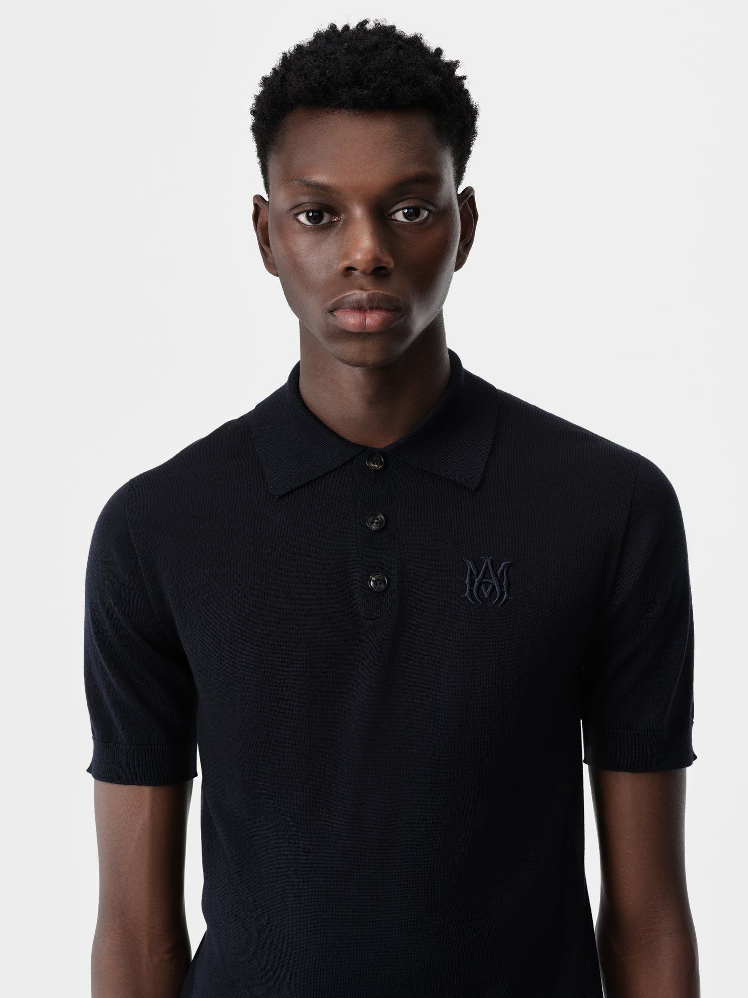 Amiri Ma Polo Triko Erkek Lacivert | CNO690281