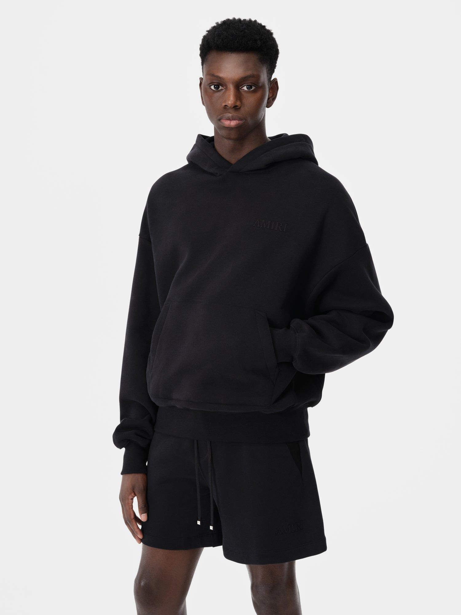 Amiri Oversized Hoodie Tişörtü Erkek Siyah | NWY305862