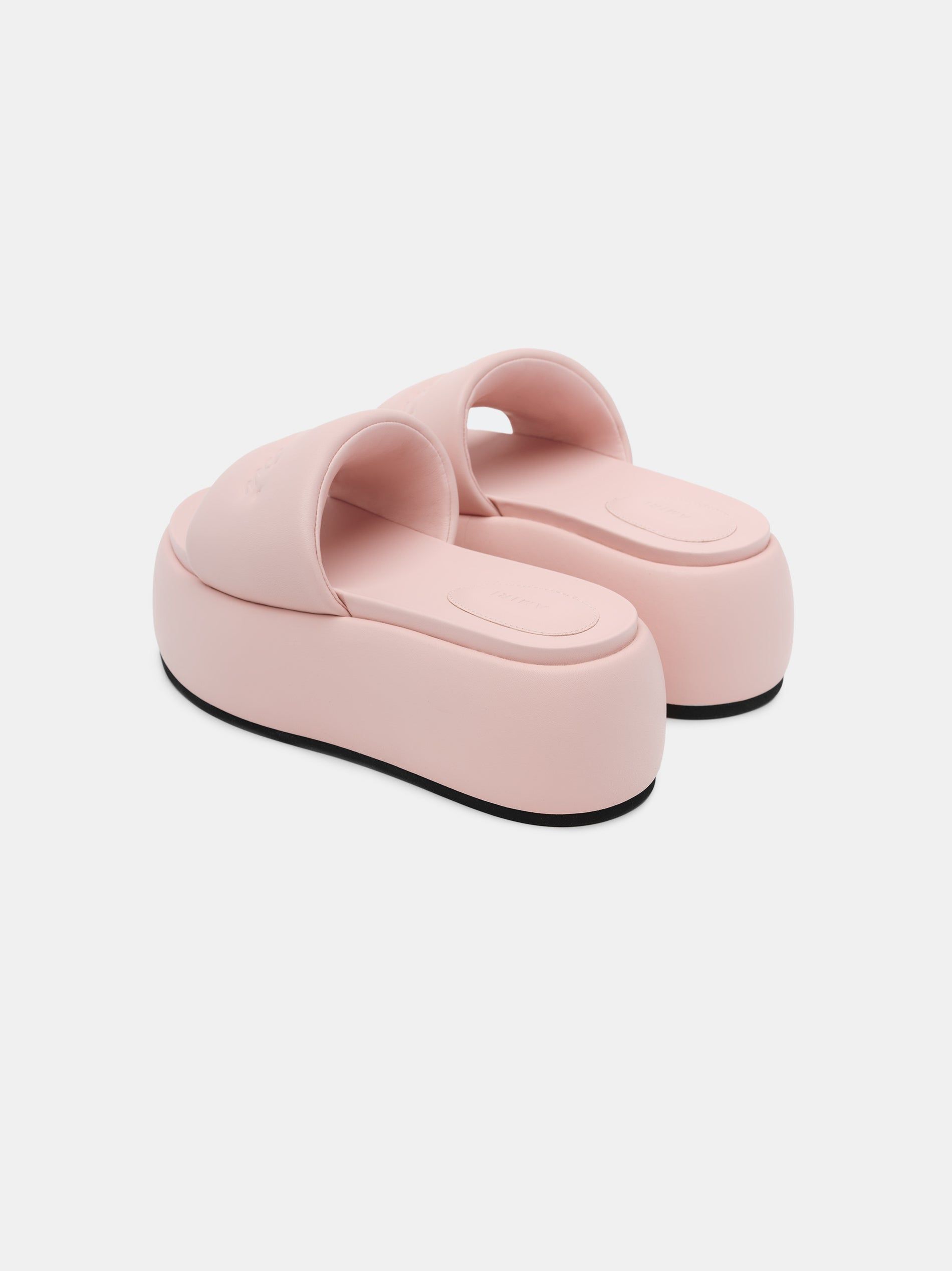 Amiri Script Platform Sandal Sandalet Kadın Pembe | VJB386245