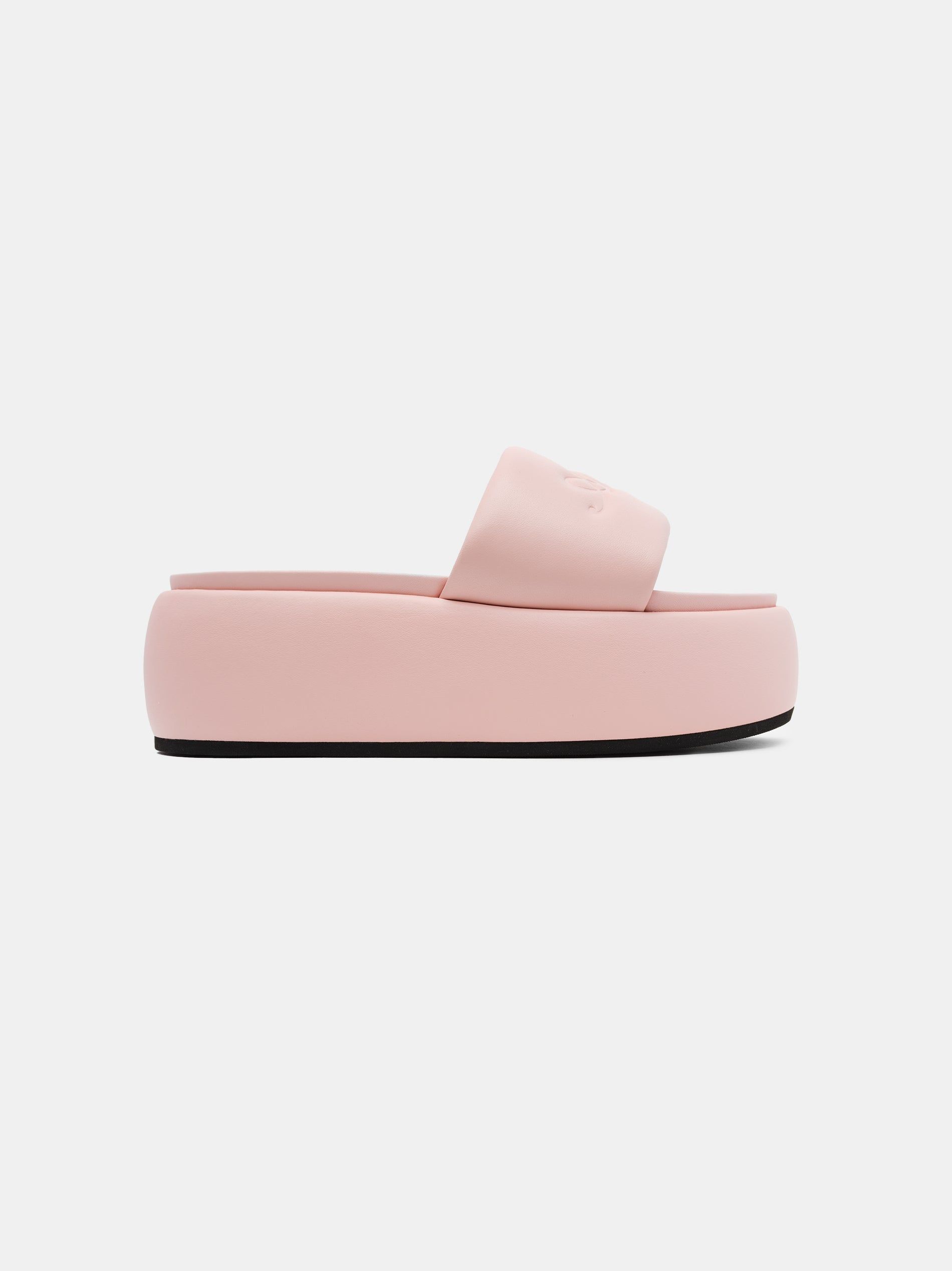 Amiri Script Platform Sandal Sandalet Kadın Pembe | VJB386245