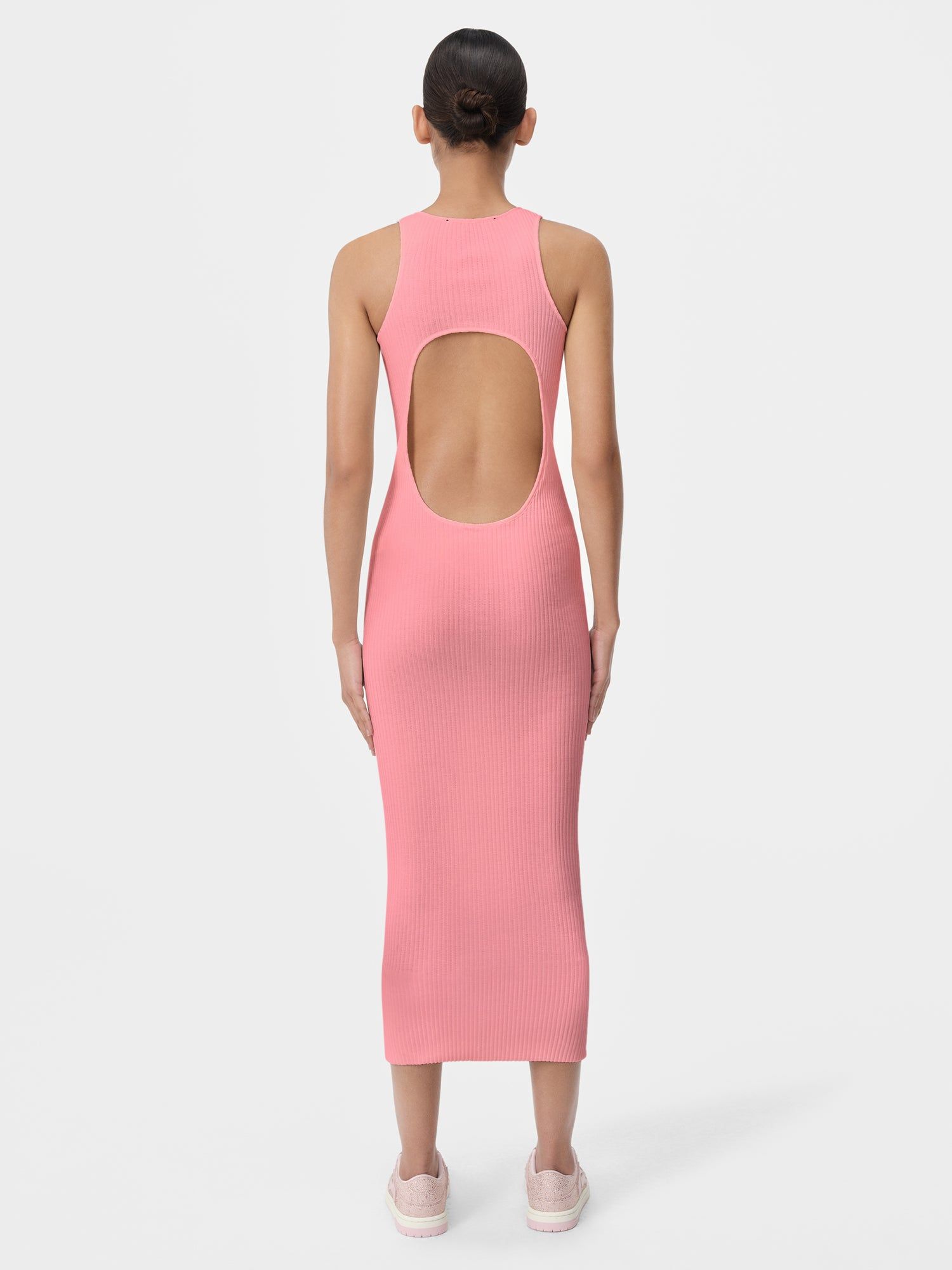 Amiri Stacked Maxi Dress Triko Kadın Pembe | TWI215897