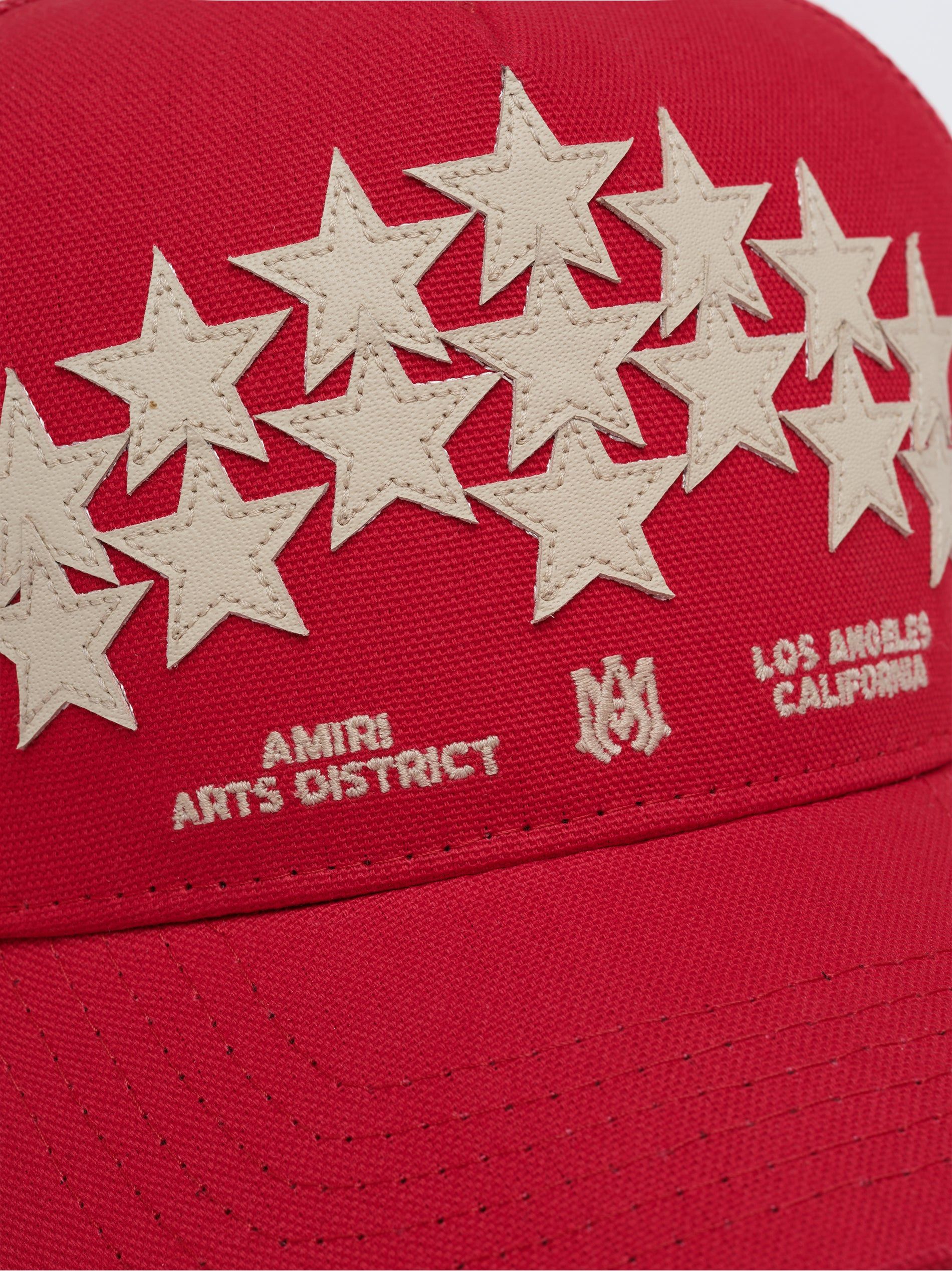 Amiri Stars Trucker Hat Şapkalar Erkek Kırmızı | ECK587364