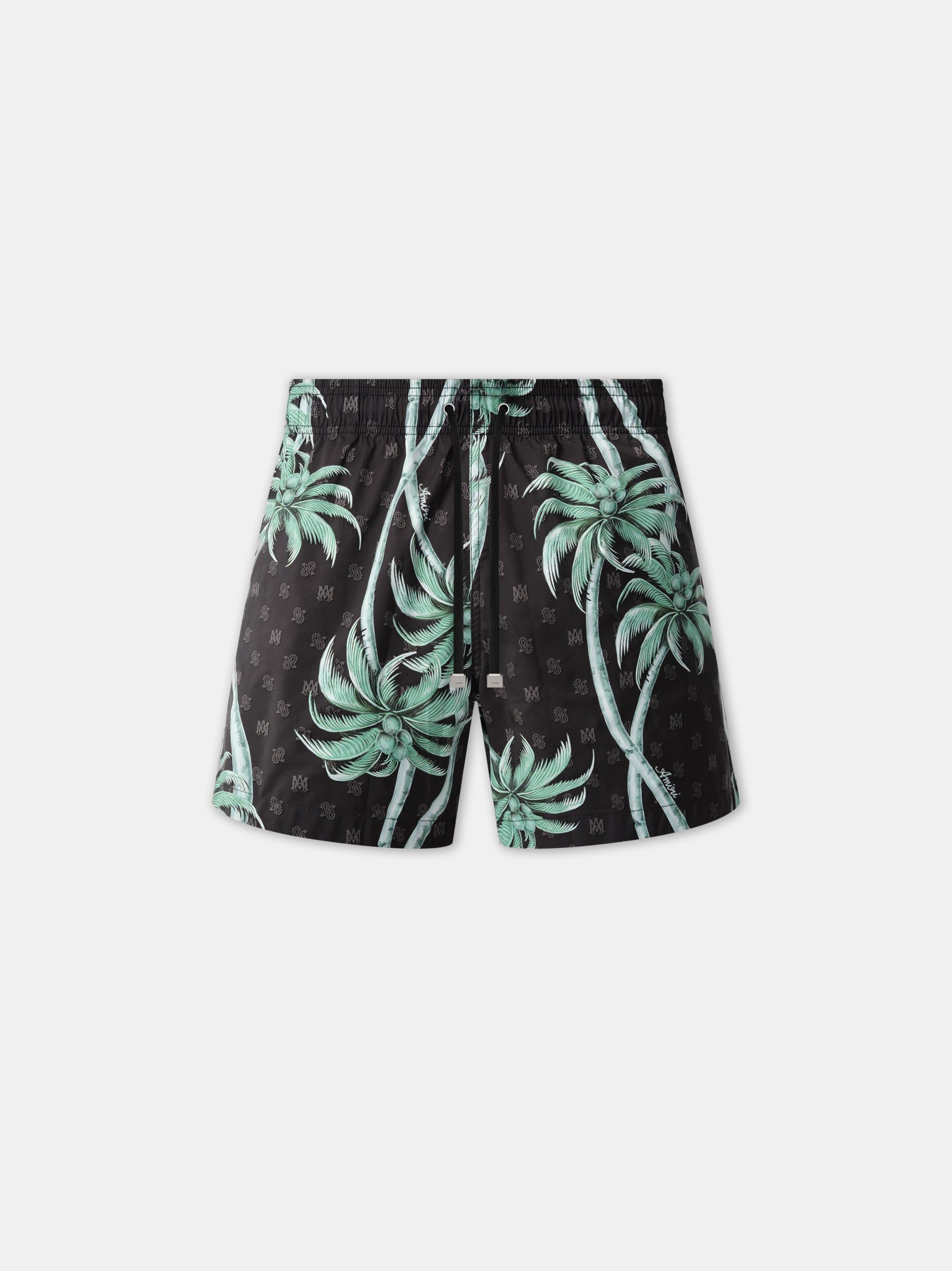 Amiri Twisted Palms Swim Trunk Şort Erkek Siyah | GOS418096