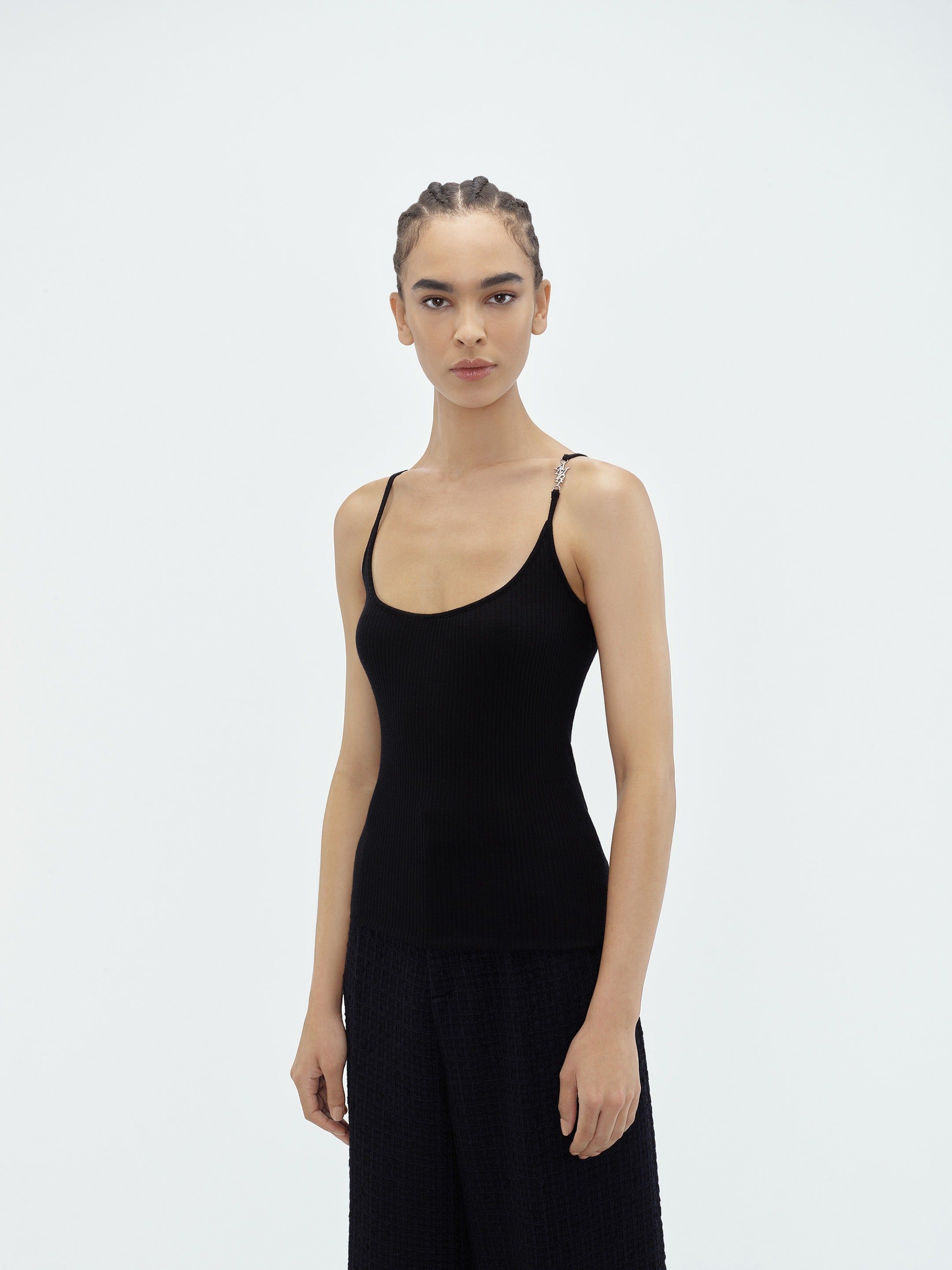 Amiri Vertical Tank Top Triko Kadın Siyah | URJ703129